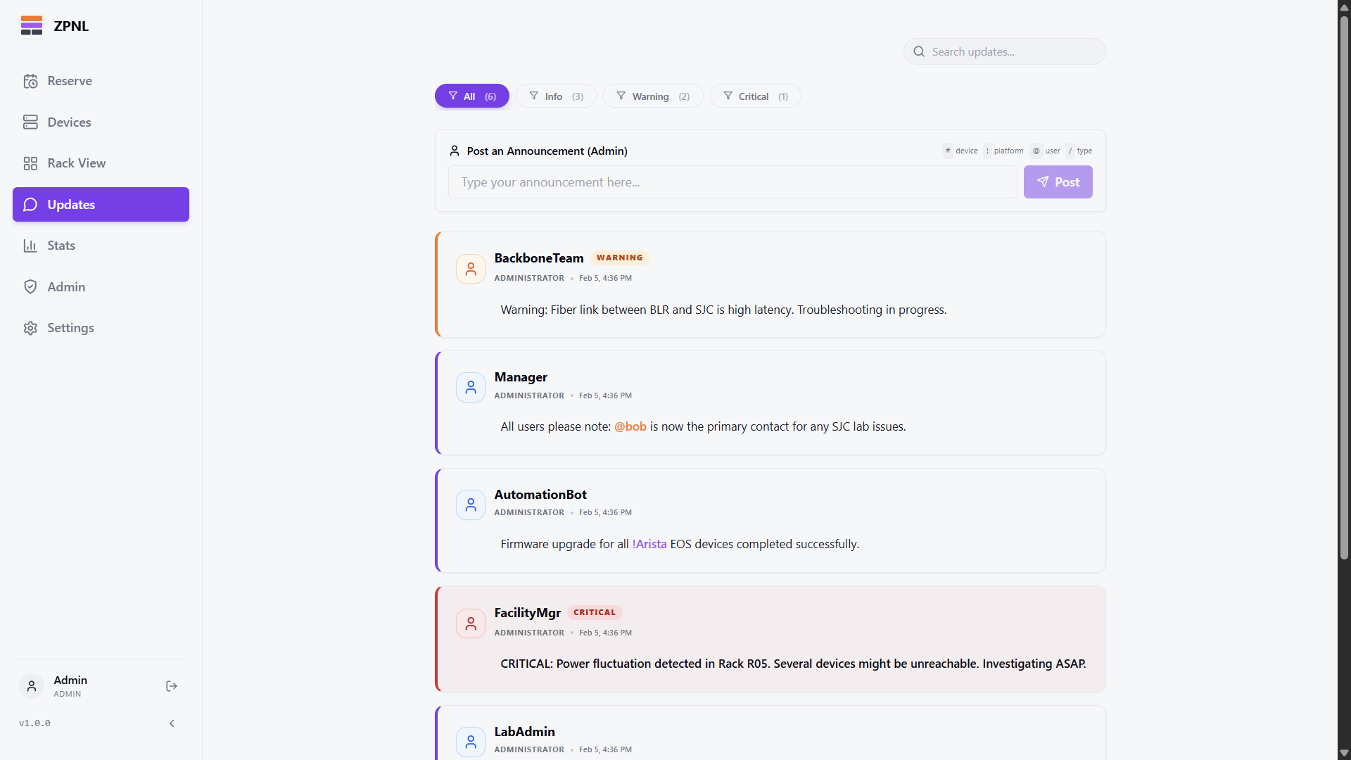 ZPNL App Interface 4